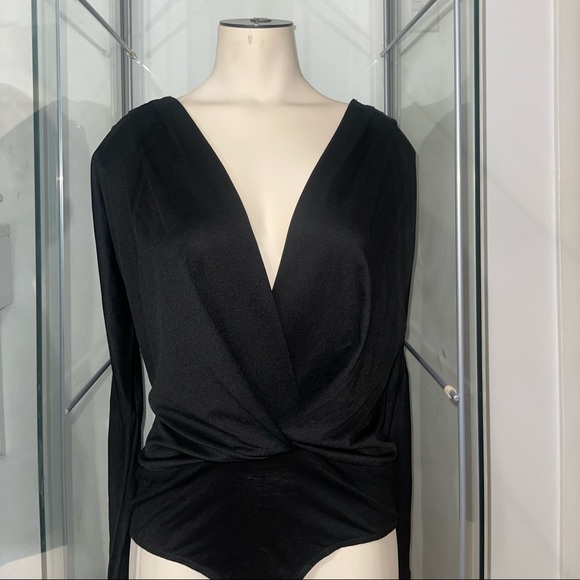 DO&BE Black Long Sleeve Bodysuit - Picture 1 of 14